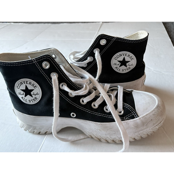 Converse Shoes - Converse All Star Lugged Platform Womens Size 9 40 Shoes Black White Athletic